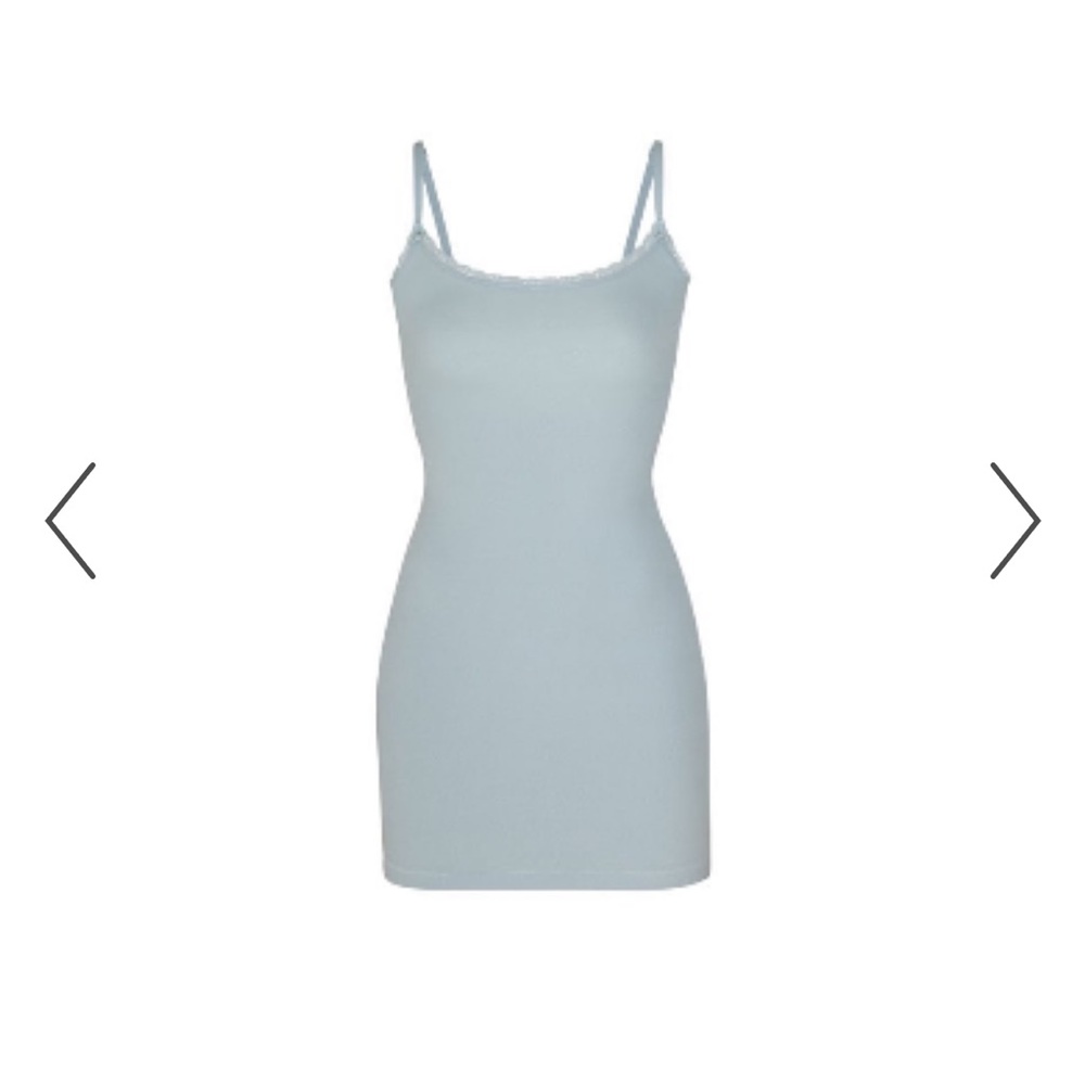 Skins medium baby blue logo dress